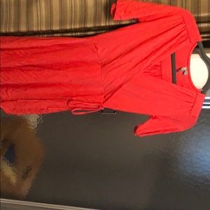 ASOS pink wrap dress size 4